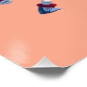 Funny Santa Skeletons Having a Snowball Fight  ポスター (コーナー)