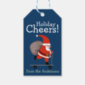 Funny Santa Special Delivery holiday ギフトタグ (正面)