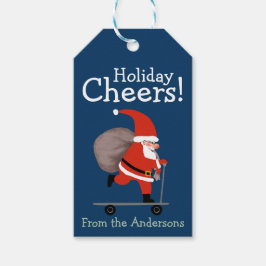 Funny Santa Special Delivery holiday ギフトタグ