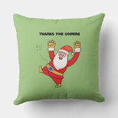 Funny santa thanks for coming クッション (裏面)