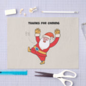 Funny santa thanks for coming 薄葉紙 (クラフト)
