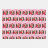 Funny Santa Trump Gift Wrap Make Christmas Great ラッピングペーパーシート (正面3)