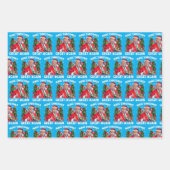 Funny Santa Trump Gift Wrap Make Christmas Great ラッピングペーパーシート (正面)