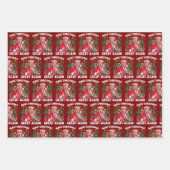 Funny Santa Trump Gift Wrap | Trump Christmas ラッピングペーパーシート (正面)