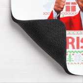 Funny Santa Trump Ill Be Home For Christmas  マウスパッド (コーナー)