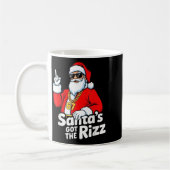 Funny Santa's Got The Rizz Christmas Meme 67  コーヒーマグカップ (左)