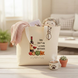 Funny sarcasm witty humor tote bag ラージトートバッグ