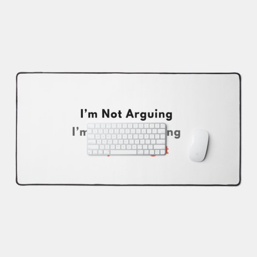 Funny Sarcastic デスクマット (キーボード&マウス)