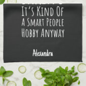 Funny Sarcastic Baking Lover Gifts Baker Custom キッチンタオル (折り畳み)