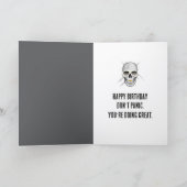 Funny Sarcastic Birthday Card シーズンカード (内部)