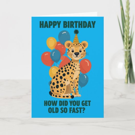 Funny Sarcastic Birthday Messages & Age Jokes カード (正面)