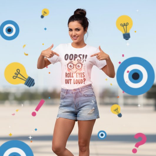 Funny Sarcastic Cartoon – Pastel Humor Design Tシャツ