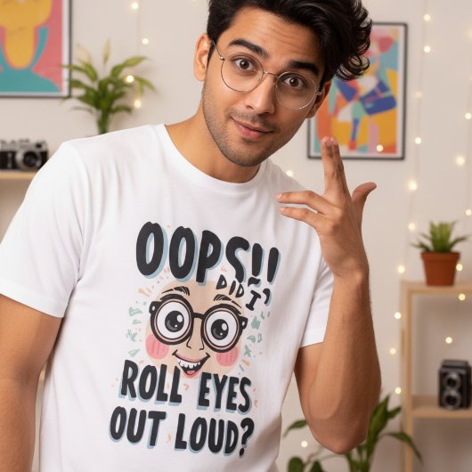 Funny Sarcastic Cartoon – Pastel Humor Design Tシャツ