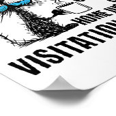 Funny Sarcastic Cat I Feel Like Work Got Custody O ポスター (角)