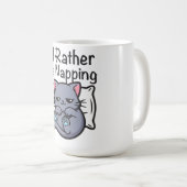 Funny Sarcastic Cat Lover コーヒーマグカップ (正面右)
