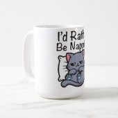 Funny Sarcastic Cat Lover コーヒーマグカップ (正面左)