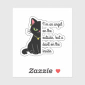 funny sarcastic cat stickers シール (シート)