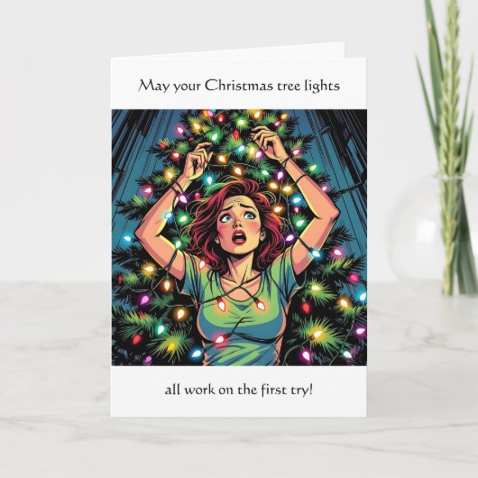 Funny Sarcastic Christmas Humor カード (正面)