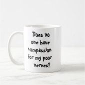 Funny Sarcastic Coffee Mug コーヒーマグカップ (左)