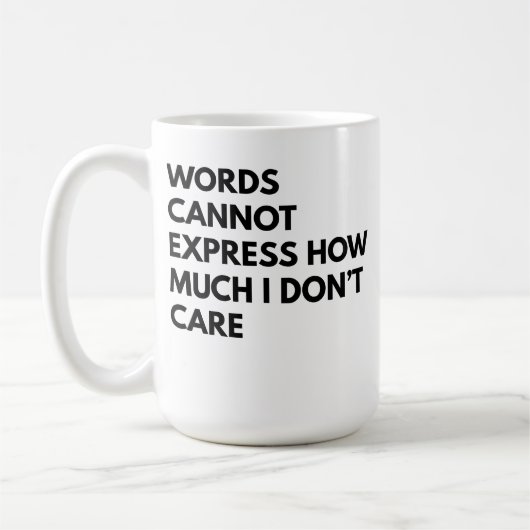 Funny Sarcastic Coffee Mug for Office Workers コーヒーマグカップ (左)