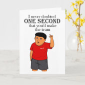 funny sarcastic congratulations カード (黄色い花)