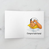 funny sarcastic congratulations for cheerleader カード (内部)