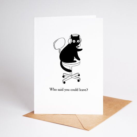 Funny & Sarcastic Congratulations on New Job Card カード