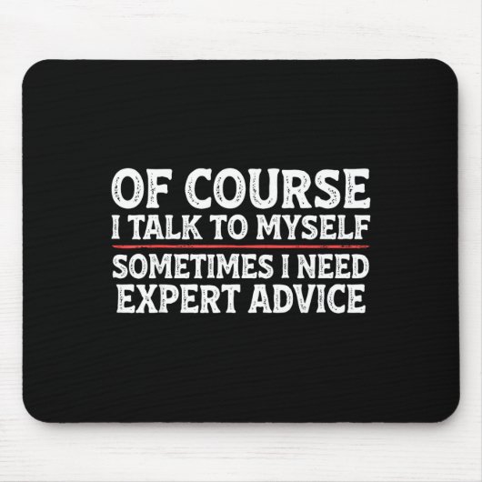 Funny Sarcastic Dad Joke Grandpa Of Course I Talk  マウスパッド (正面)