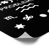 Funny Sarcastic Dear Math Quote For Women Men Vide ポスター (角)