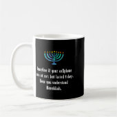 Funny Sarcastic Hanukkah Chanukah Cellphone Quote コーヒーマグカップ (左)