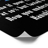 Funny Sarcastic Hanukkah Chanukah Cellphone Quote  ポスター (角)