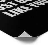 Funny Sarcastic I'm Not Mean, I Just Don't Like Yo ポスター (角)