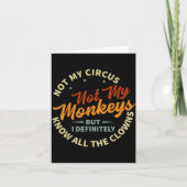 Funny Sarcastic Irony Quotes And Weird Fun Sayings カード (正面)