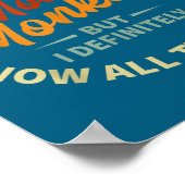 Funny Sarcastic Irony Quotes And Weird Fun Sayings ポスター (角)