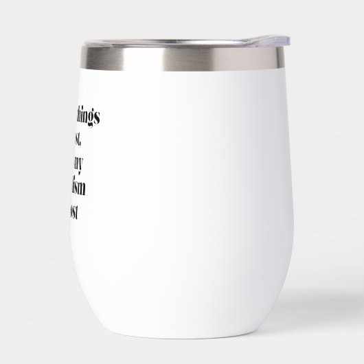 Funny Sarcastic Minimalistic Women Getting Older (左面)