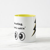 Funny Sarcastic Mom Voice Mug マグカップ (中央)