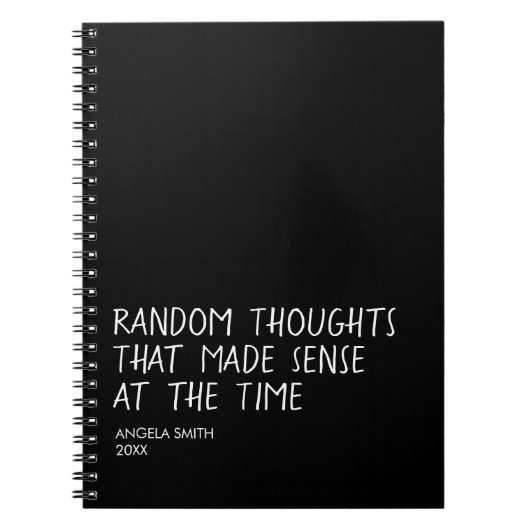 Funny Sarcastic Notebook, Relatable Humor Journal, ノートブック (正面)