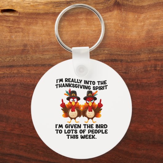 Funny Sarcastic Novelty Tee I've Given The Bird Me キーホルダー (正面)