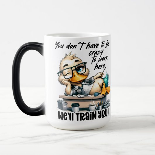 Funny/Sarcastic Office Life Quote Wrap モーフィングマグカップ (左)