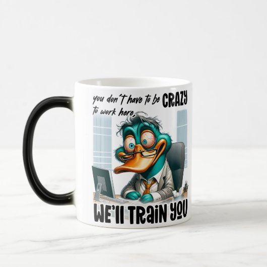 Funny/Sarcastic Office Life Quote Wrap モーフィングマグカップ (左)