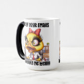 Funny/Sarcastic Office Life Quote Wrap モーフィングマグカップ (正面左)