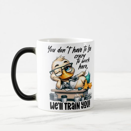 Funny/Sarcastic Office Life Quote Wrap モーフィングマグカップ (左)