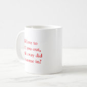 Funny Sarcastic Office Mug コーヒーマグカップ (正面左)