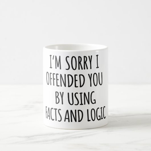 Funny Sarcastic Quote Mug コーヒーマグカップ (中央)