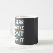 Funny Sarcastic Quote Saying Motivation I'm Here I コーヒーマグカップ (正面左)