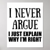 Funny Sarcastic Quotes Adult Humor Sarcasm  ポスター (正面)