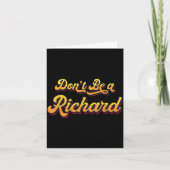 Funny Sarcastic Saying Joke Meme Print - Don't Be カード (正面)