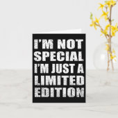 Funny Sarcastic Sayings Adult Humor Introvert  カード (黄色い花)