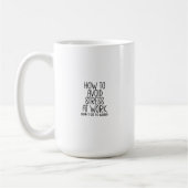 Funny Sarcastic Work Quote Office Job Mug コーヒーマグカップ (左)