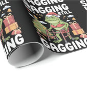 Funny SarcasticChristmas Sagging But Still Gagging ラッピングペーパー (ロールコーナー)